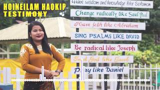 Hoineilam Haokip Testimony  At S Molnom  Youth Leaders Retreat 2018 [upl. by Allerim]