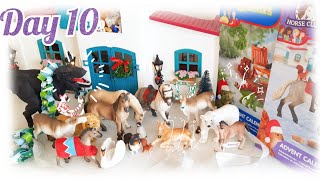 Schleich 2022 Advent Calendar Series  DAY 10  Schleich Christmas [upl. by Karly]