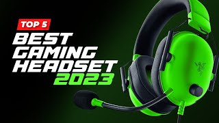 TOP 5 BEST GAMING HEADSETS 2023 [upl. by Aitnom]