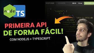 Criando API completa com NODEJS  TypeScript e MongoDB backaofront 01 [upl. by Seabrook]