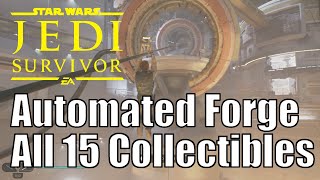 Automated Forge 100 All Collectibles  Star Wars Jedi Survivor [upl. by Airetas795]