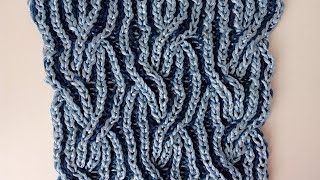 Brioche knitting Loose cable knitting patterns [upl. by Ahsienak]