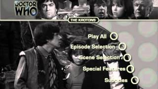 Doctor Who The Krotons UK DVD MENU [upl. by Anson]