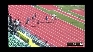 oregon relays 200m [upl. by Sihtnyc]