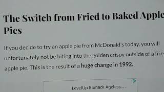 🍏🥖 They changed the recipe 2 McDonalds Apple Pie [upl. by Eelyma974]