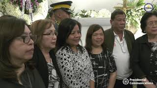 Visit to the Wake of the Late Senate President Aquilino ‘Nene’ Pimentel Jr 10222019 [upl. by Arretal]