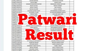 Patwari Result Declared [upl. by Stewardson39]