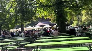 Oompah music at Beer Garden Munich [upl. by Asilegna]