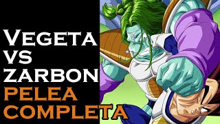 Vegeta Vs Zarbon  Ambas Peleas Completas del Anime aka Zabon [upl. by Pfaff]