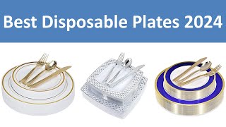 Top 10 Best Disposable Plates in 2024 [upl. by Rooker965]