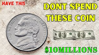 Super Rare Jefferson Nickels Worth Huge Money Valuable Nickels to Look for [upl. by Mikes]