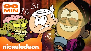 Loud House  De ENGSTE momenten van Huize Herrie in 90 MINUTEN 😱  Nickelodeon Nederlands [upl. by Aynav]