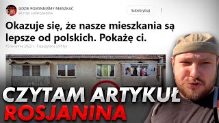 Rosjanin zazdrosny o mieszkania Polaków [upl. by Eseuqram]