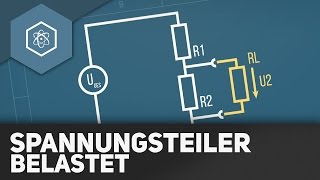 Der belastete Spannungsteiler  Elektrotechnik [upl. by Terriss]