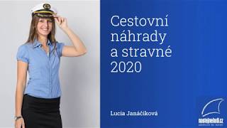 Cestovní náhrady a stravné 2020 [upl. by Jepson]