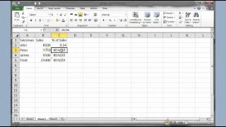 Microsoft Excel 2007 2010 pt 3 Name Ranges Absolute References InsertDelete Rows Format [upl. by Damaris]