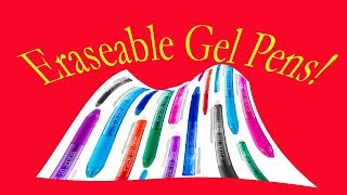 Erasable Pen Review  ParKoo 7 Color Erasable Gel Pen  Gel Pen Review  Rixcandoit [upl. by Jacki]