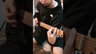 Riff6  Fm guitarshorts musicshorts guitarplaying [upl. by Adnilemre]