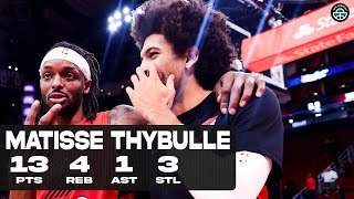 MATISSE THYBULLE DROPS 13PTS vs ROCKETS FULL HIGHLIGHTS [upl. by Rai]