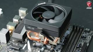 MSI® HOWTO install AMD AM4 CPU [upl. by Shermie769]