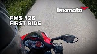 Lexmoto FMS 125 First Ride [upl. by Suqram21]