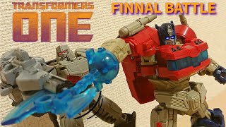 Transformers One  Final Battle  Stop motion [upl. by Hanleigh869]