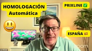 PRIXLINE ✅ Acuerdo ESPAÑA 🇪🇸 y COLOMBIA 🇨🇴 Homologación Automática [upl. by Zucker]