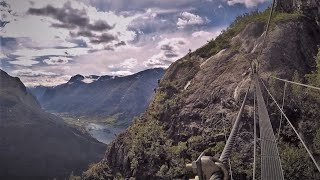 Ferrata Loen and return with Skylift Norway [upl. by Lian847]