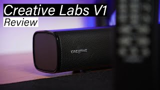 Creative Stage V1  Soundbar Review [upl. by Gere]