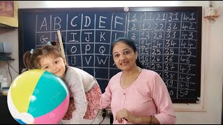 एबीसीडी बच्चों के लिए  a for apple  हिन्दी में 1 से 50 तक गिनती  alphabet  abcd  Capital Letter [upl. by Che]