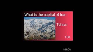 What is the capital of Iran [upl. by Lebana]