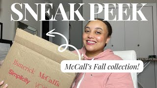 New McCall’s Fall Collection SNEAK PEEK [upl. by Drofub]