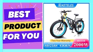 Keteles K800 Dual Motor 2000W Electric Bicycle [upl. by Nosrak]