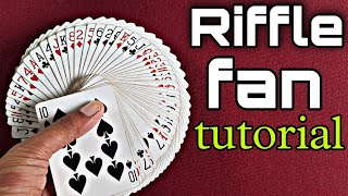 Riffle fan tutorial in hindi । तास का कलाकारी सीखे। Bad Magician [upl. by Stephenie]