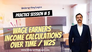 Wage Earner Income Calculation Tutorial Session 3 [upl. by Lipscomb]