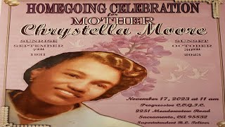 Home going Celebration for Mother Chrystella L Moore [upl. by Copland]