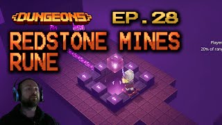 Minecraft Dungeons Longplay EP28  Redstone Mines Rune  GameWithSki [upl. by Cleavland]