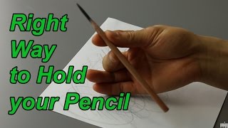 Basic Drawing Technique  How To Control Your Drawing Pencil [upl. by Asilla104]