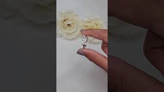 Princess amp Emerald Cut Moissanite Diamond Bar Setting Ring explore shorts reels diamondring [upl. by Fletcher]