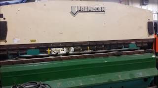 100 Ton Promecam RG104 Hydraulic Brake Press [upl. by Dita464]