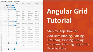 Angular Data Grid Tutorial Getting Started with Ignite UI Grid [upl. by Ahsyen310]