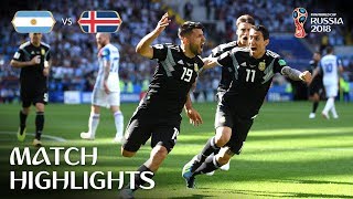 Argentina v Iceland  2018 FIFA World Cup  Match Highlights [upl. by Eada]