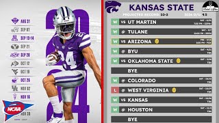 2024 Kansas State Wildcats Football Schedule [upl. by Mazur]