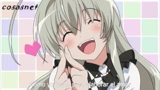 Haiyore Nyaruko San W OP FULL Koi wa Chaos no Shimobe Nari sub español [upl. by Arreik]