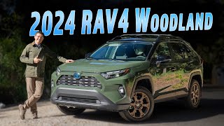 2024 Toyota RAV4 Hybrid Review  The RAV4 Woodland Is The quotOffRoadquot Hybrid For The Woodsy Crowd [upl. by Nytsud]