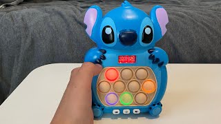 Playing with a Stitch pop it push game🤩really good and fun 👍 [upl. by Ruon597]