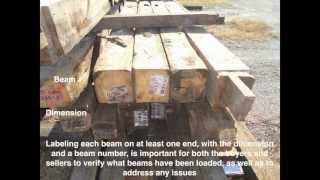 How to Prepare Reclaimed Hand Hewn Beams to Sell Wholesale [upl. by Lalittah]