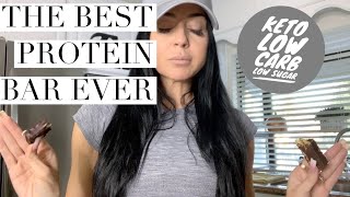 THE BEST TASTING PROTEIN BARS  KETO LOW CARB and LOW SUGAR [upl. by Hanley]