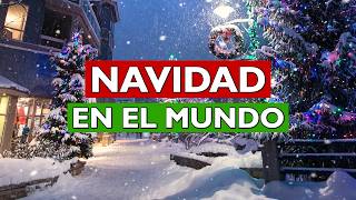 NAVIDAD HERMOSA  Los Lugares Navideños mas Bellos del Mundo [upl. by Anidam]