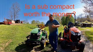 Why you should buy a SubCompact Tractor over a rider or zero turn [upl. by Mukund458]